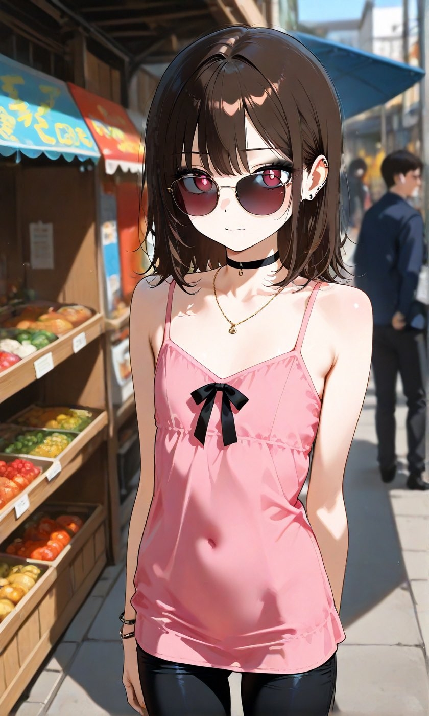 Hochauflösender japanischer Anime-Mädchen-Hintergrund