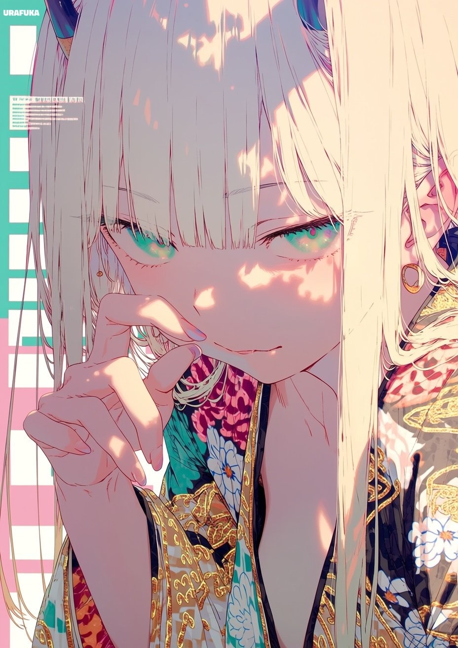 Papel de parede de garota de anime japonês em alta definição