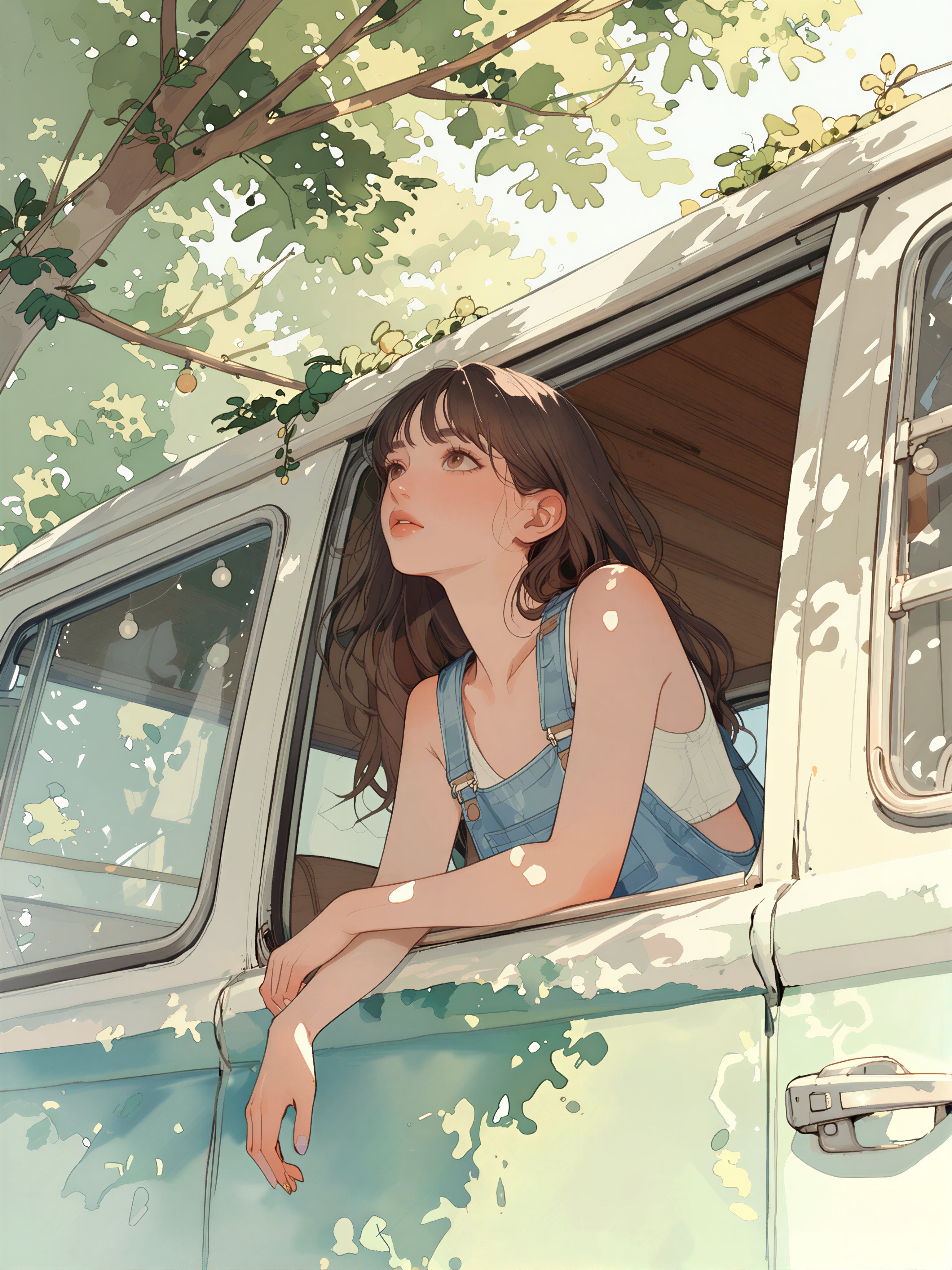 High-definition Japanese anime girl wallpaper