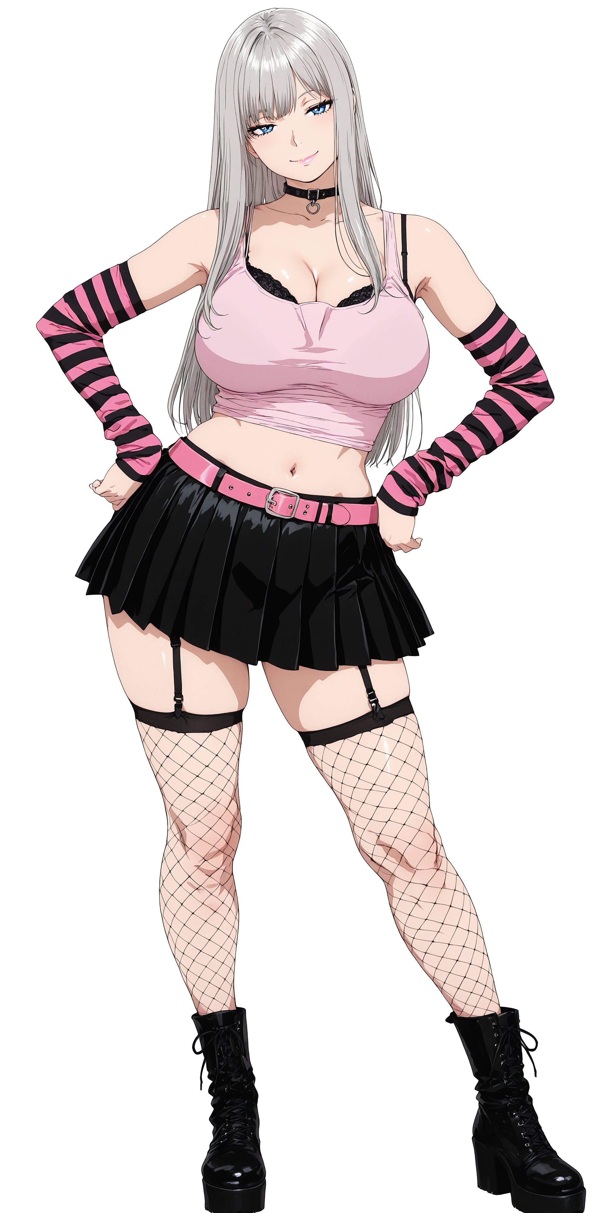 Fondo de pantalla de chica de anime hermoso estilo japonés