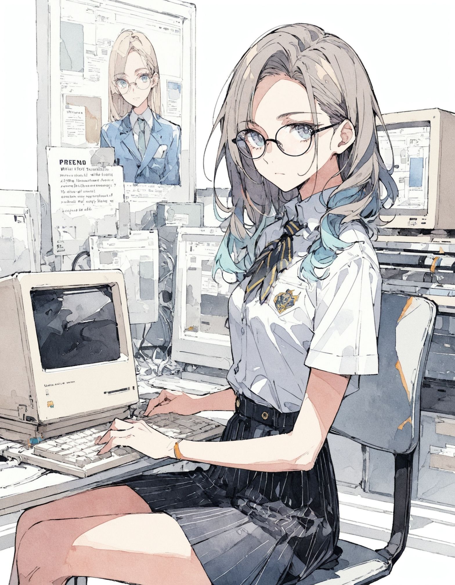 High-quality Japanese anime girl wallpaper