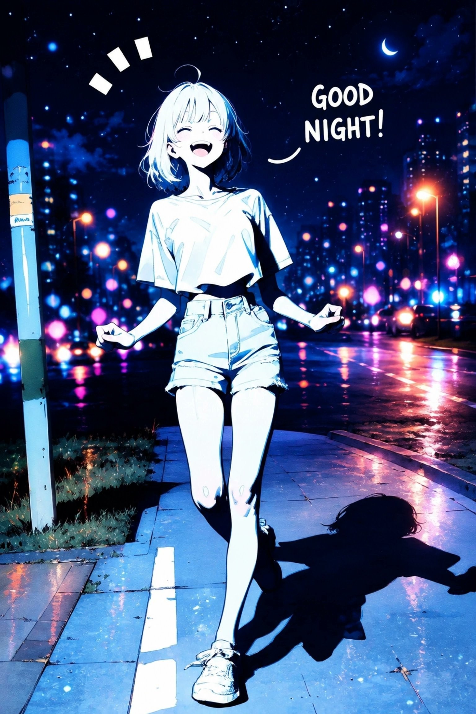 Dark goth style two-dimensional girl wallpaper