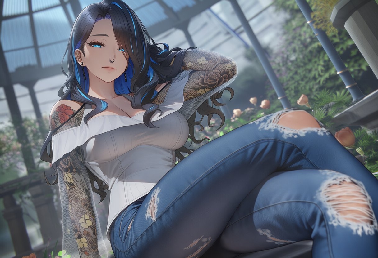 高解像度の日本のアニメ少女の壁紙