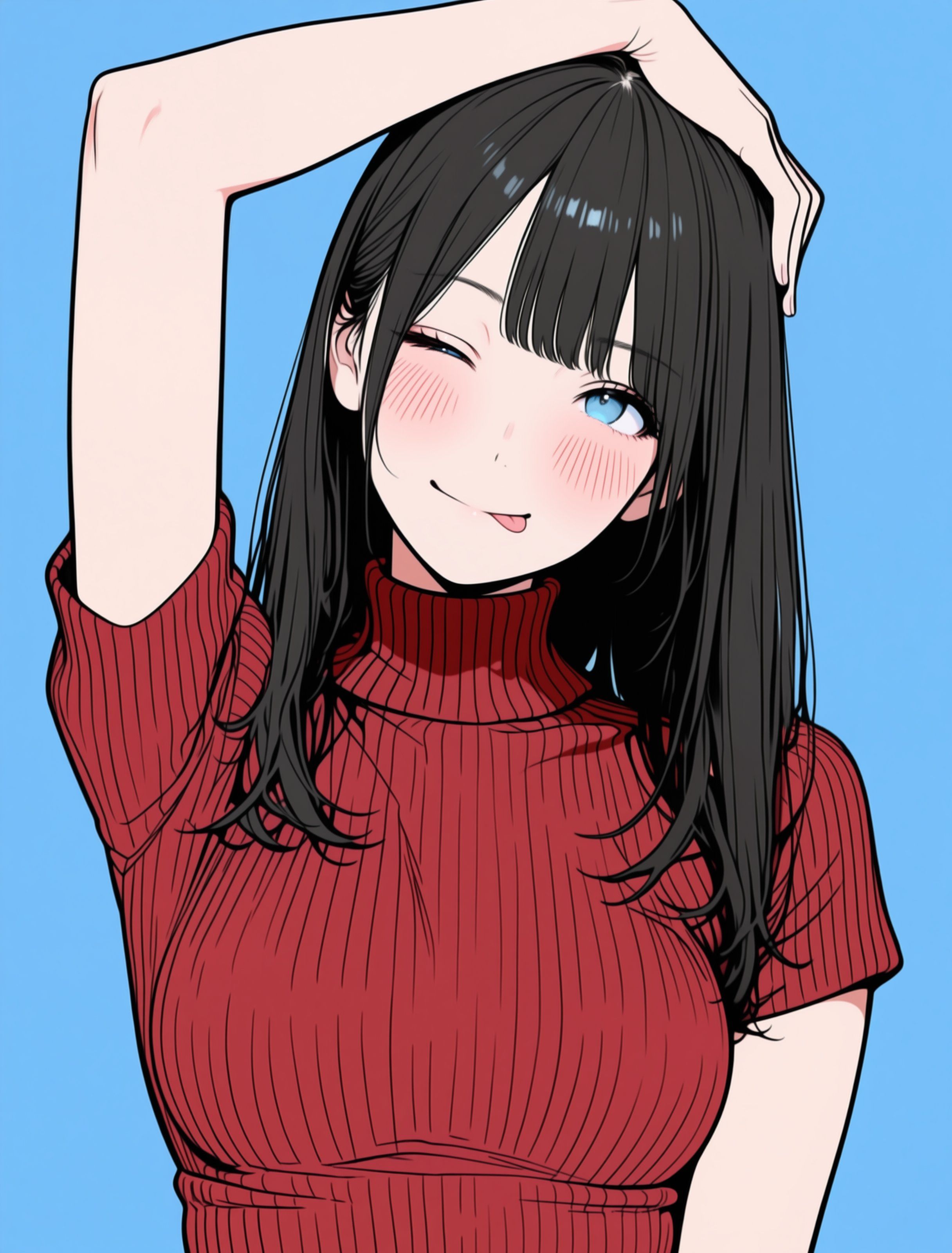 レトロジャズスタイルの二次元双子少女