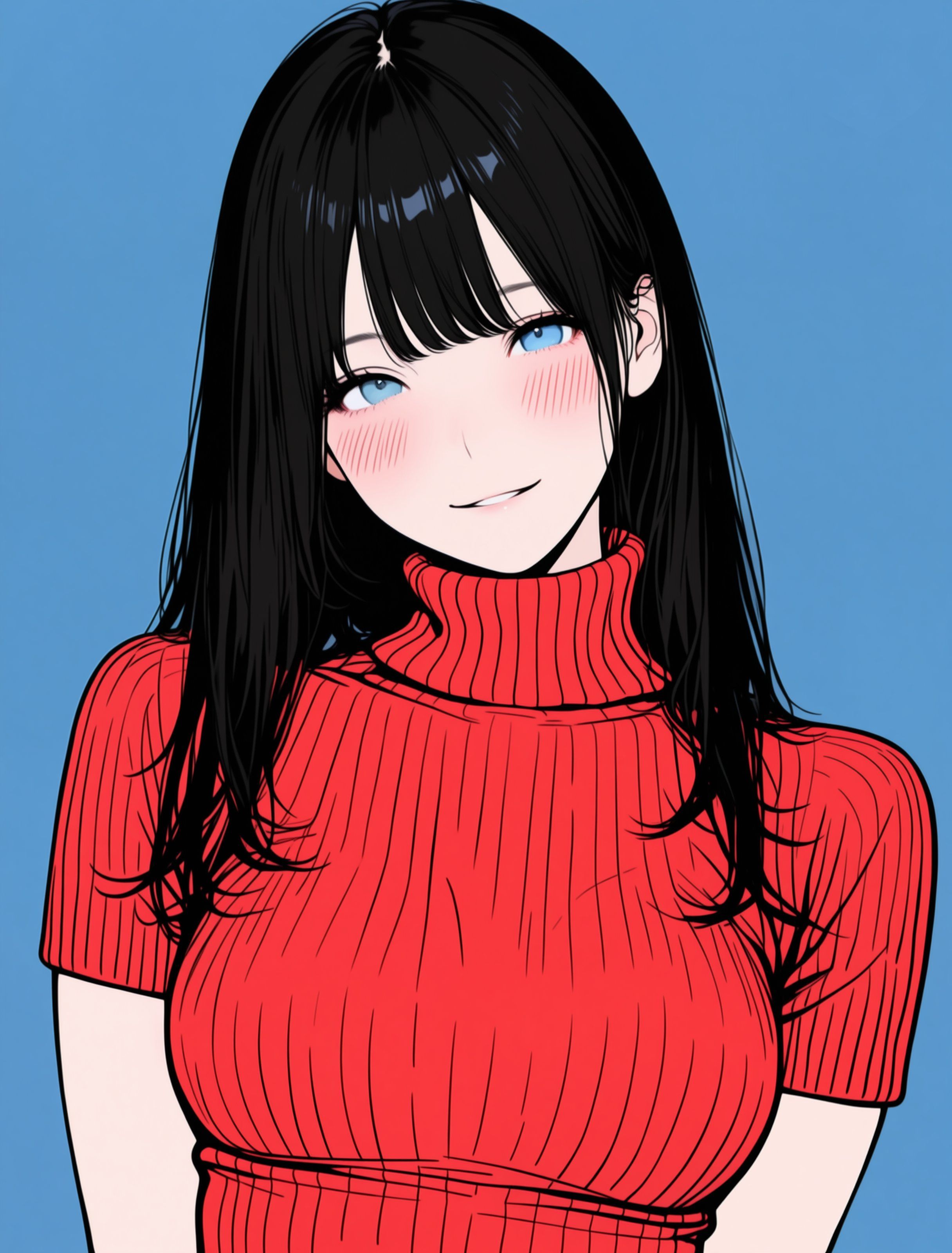 暗黑系哥特二次元少女形象