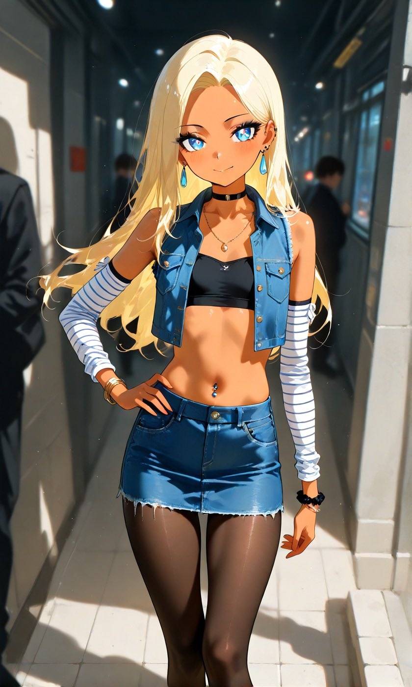 高画質の日本のアニメの少女の壁紙
