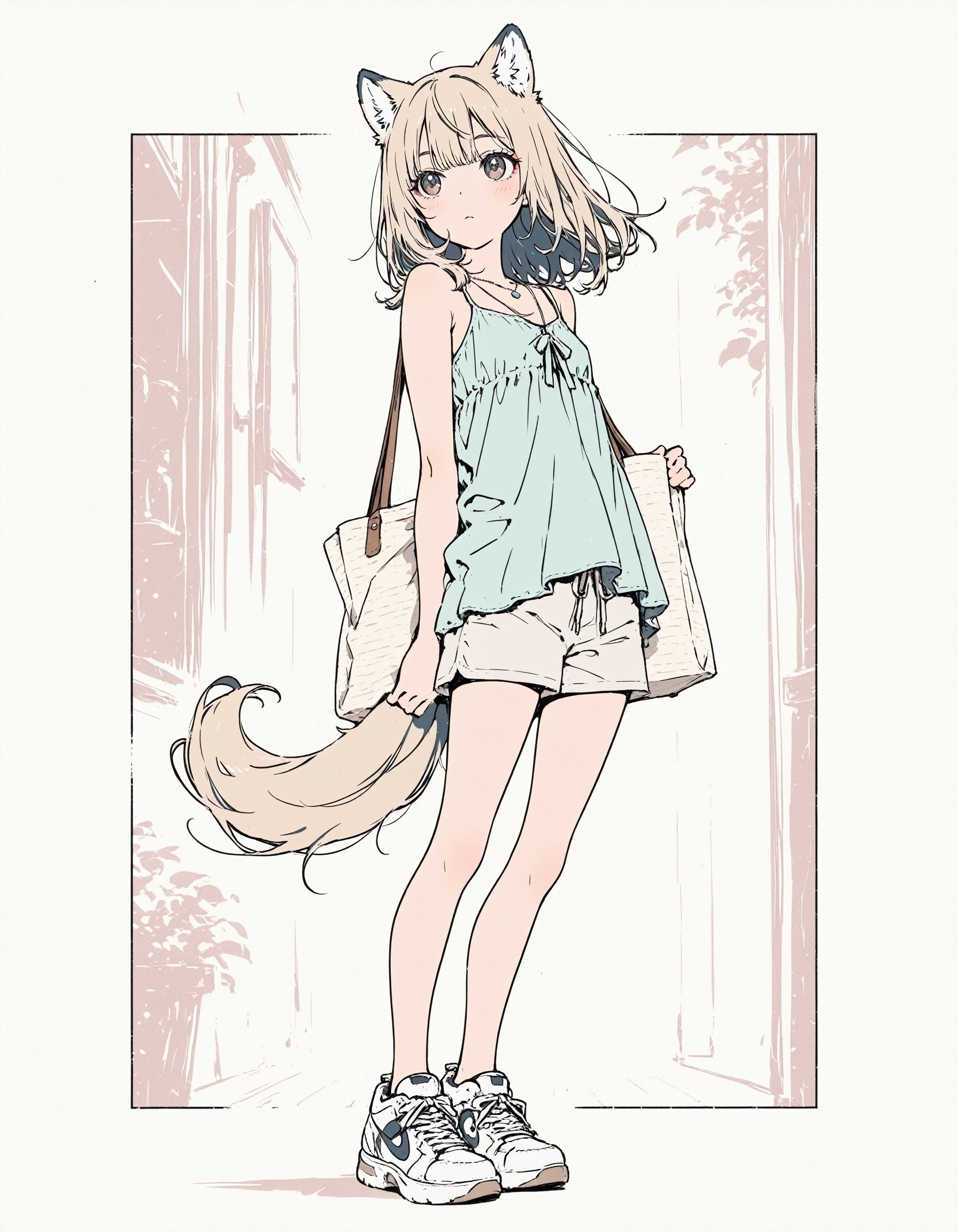 High-definition Japanese-style anime girl wallpaper